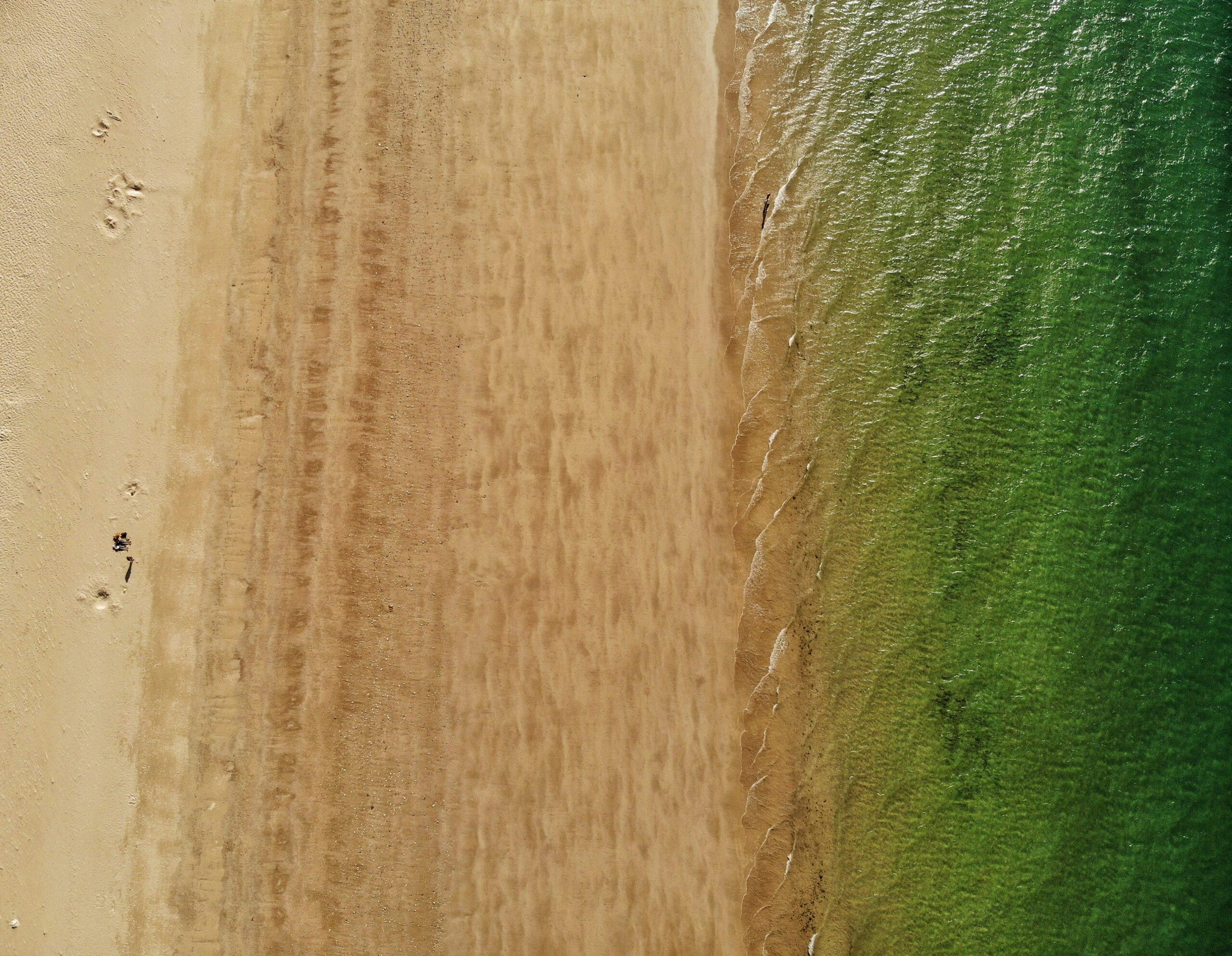 Close-up shot of high-quality, waterproof material used in surfboard cases.