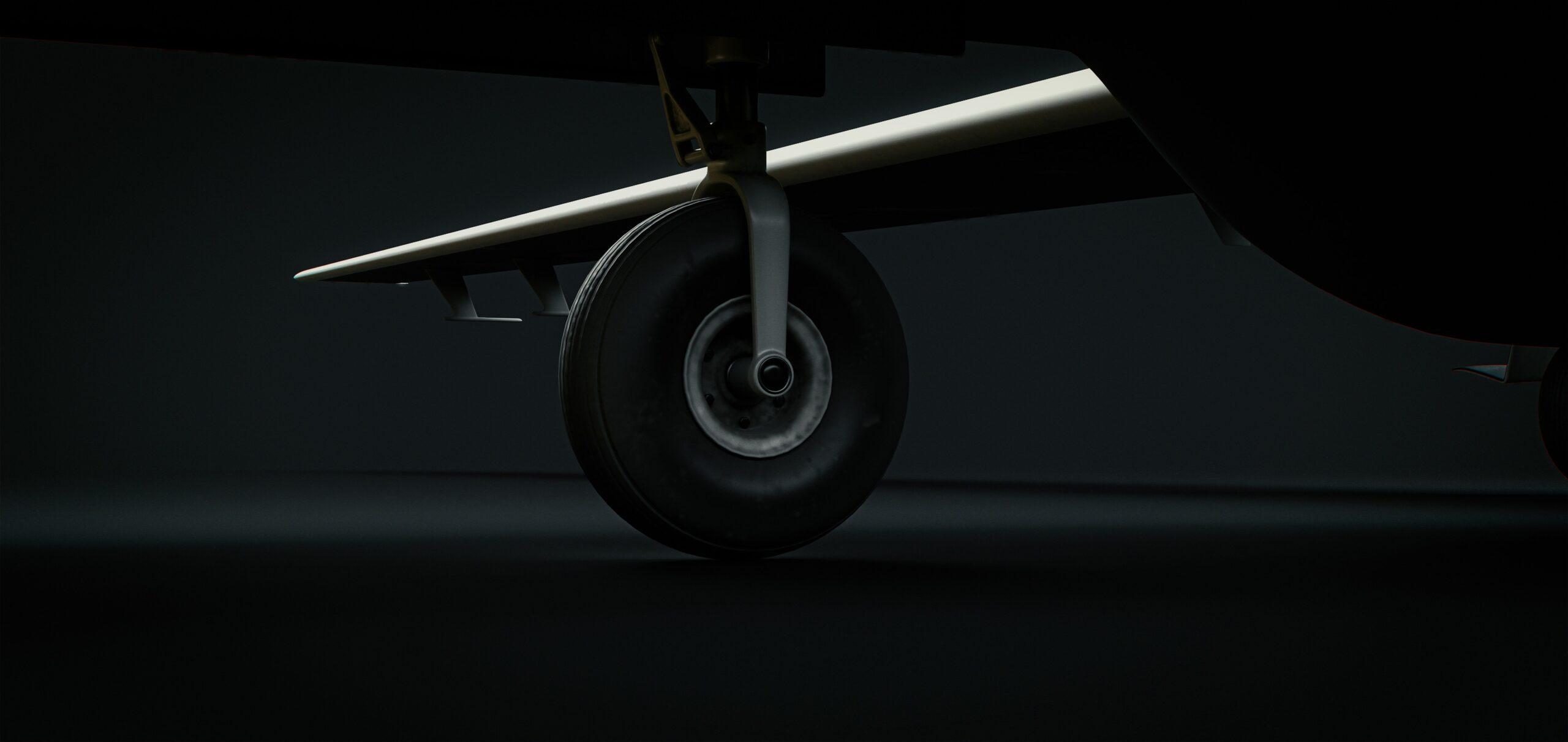Comparison between regular wheels and Easy-Glide Wheels on surfboard luggage