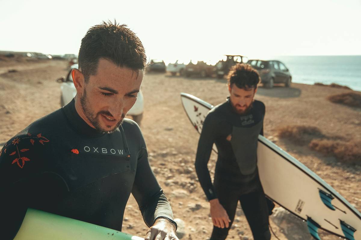 Cracked surfboard showing damage from poor transport